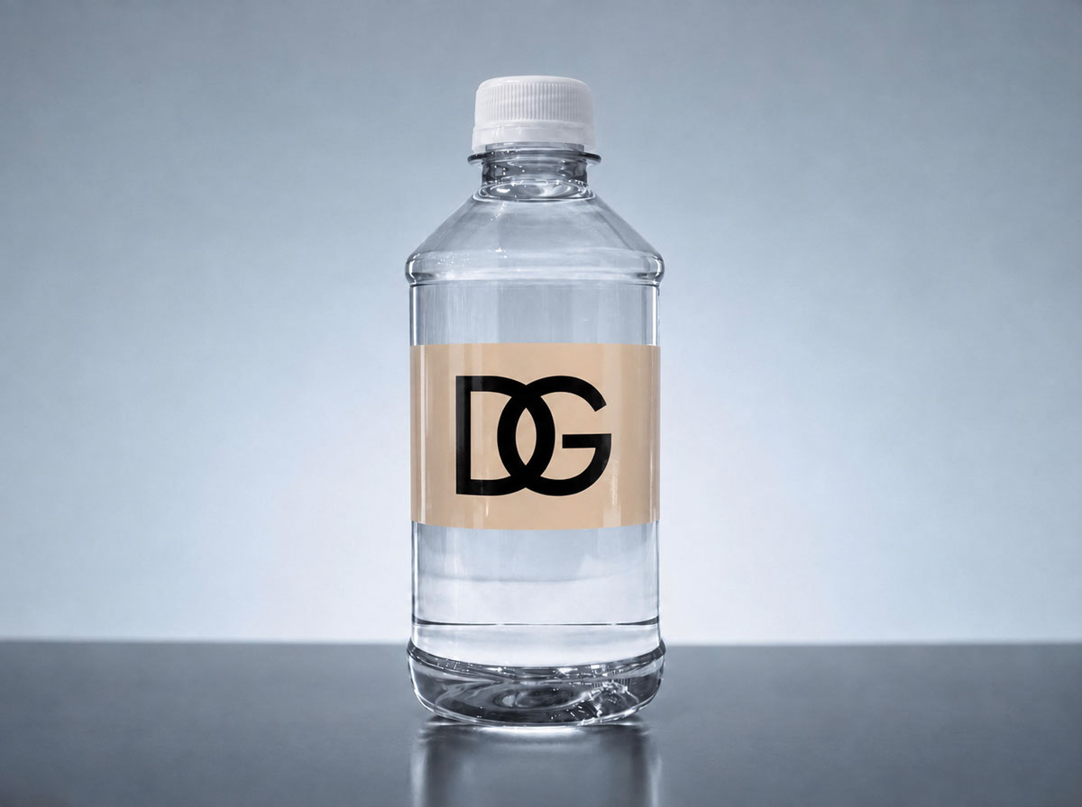 12 oz Flat Panel bottle