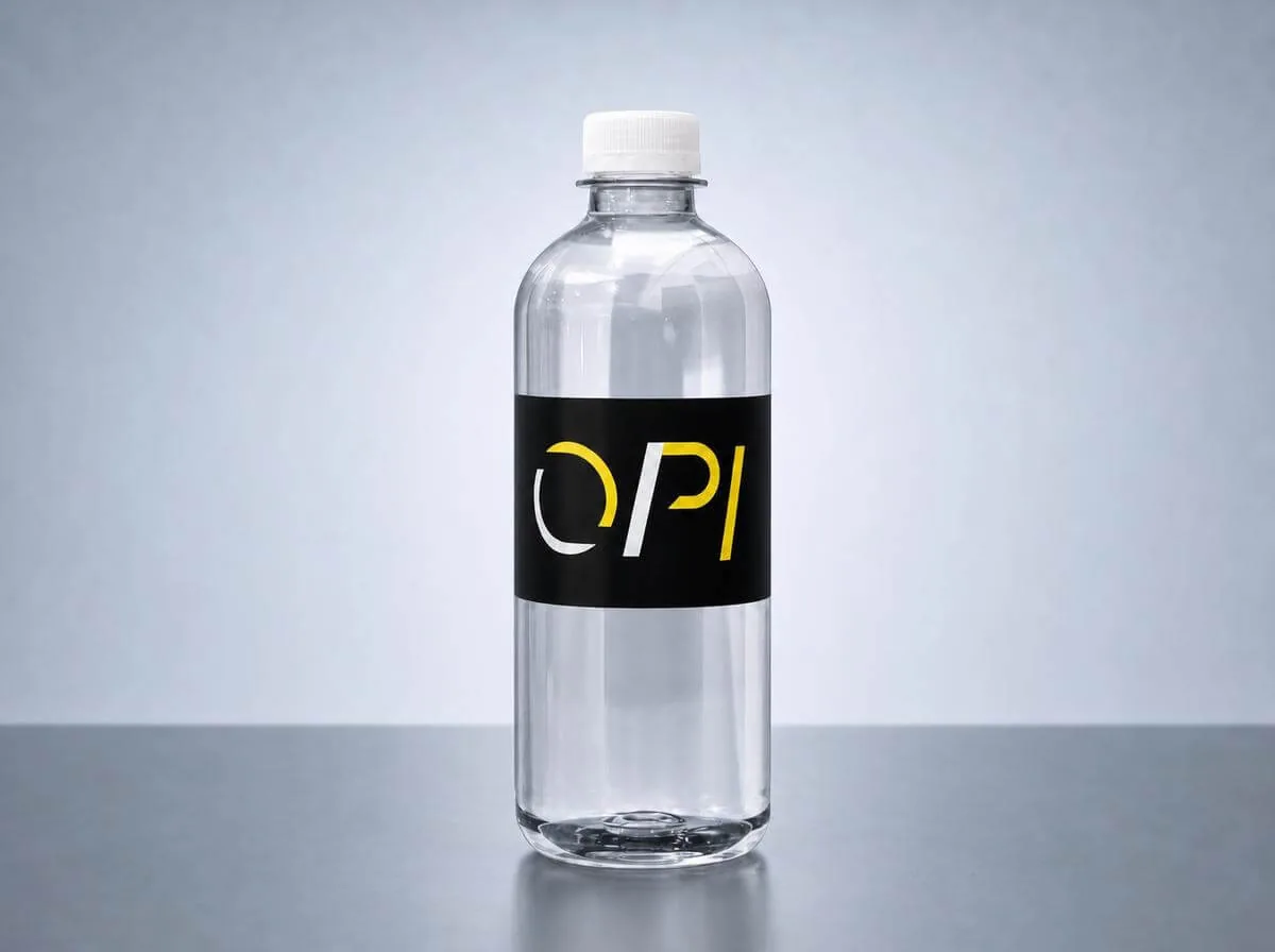 Custom-label water bottle for OPI