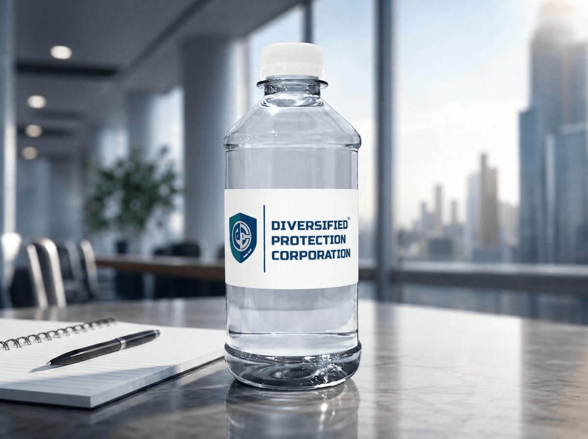 Custom-label bottled water for government agencies